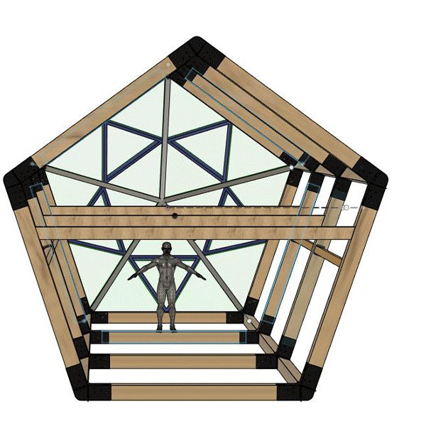 Pentagonal space study